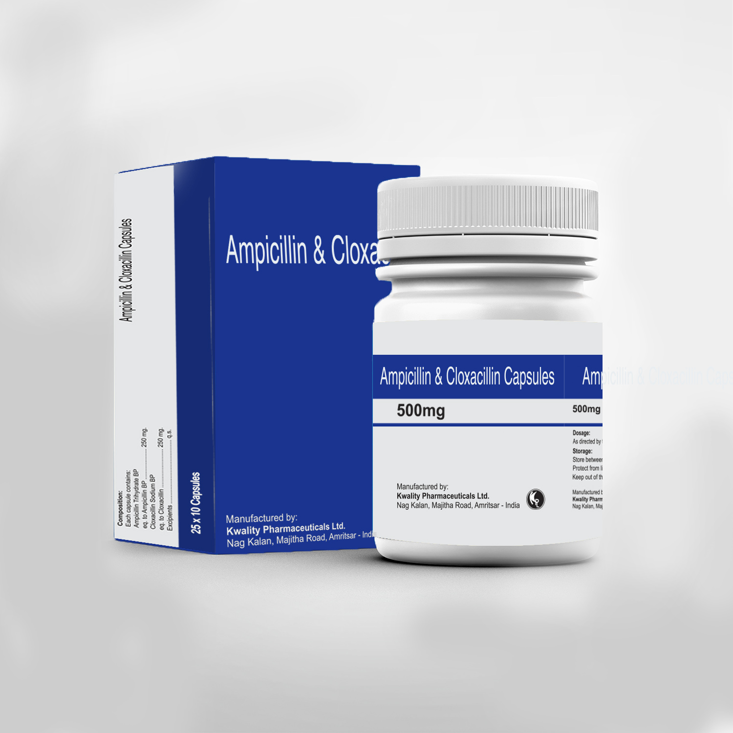 Ampicillin And Cloxacillin Capsules 500 mg