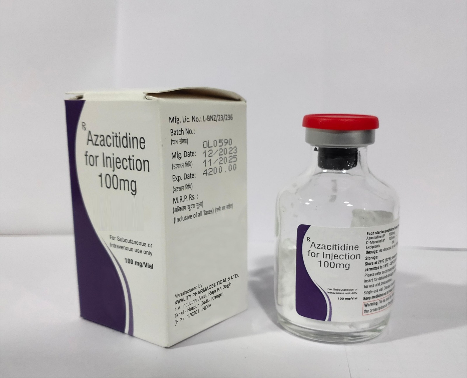 Azacitidine for Injection 100mg (Lyophilized)