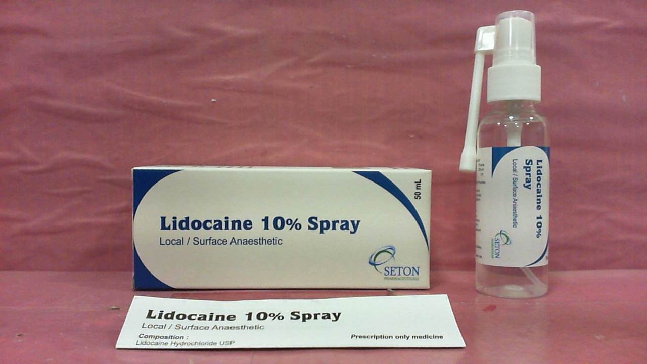 Lidocaine (10% w/v) Spray