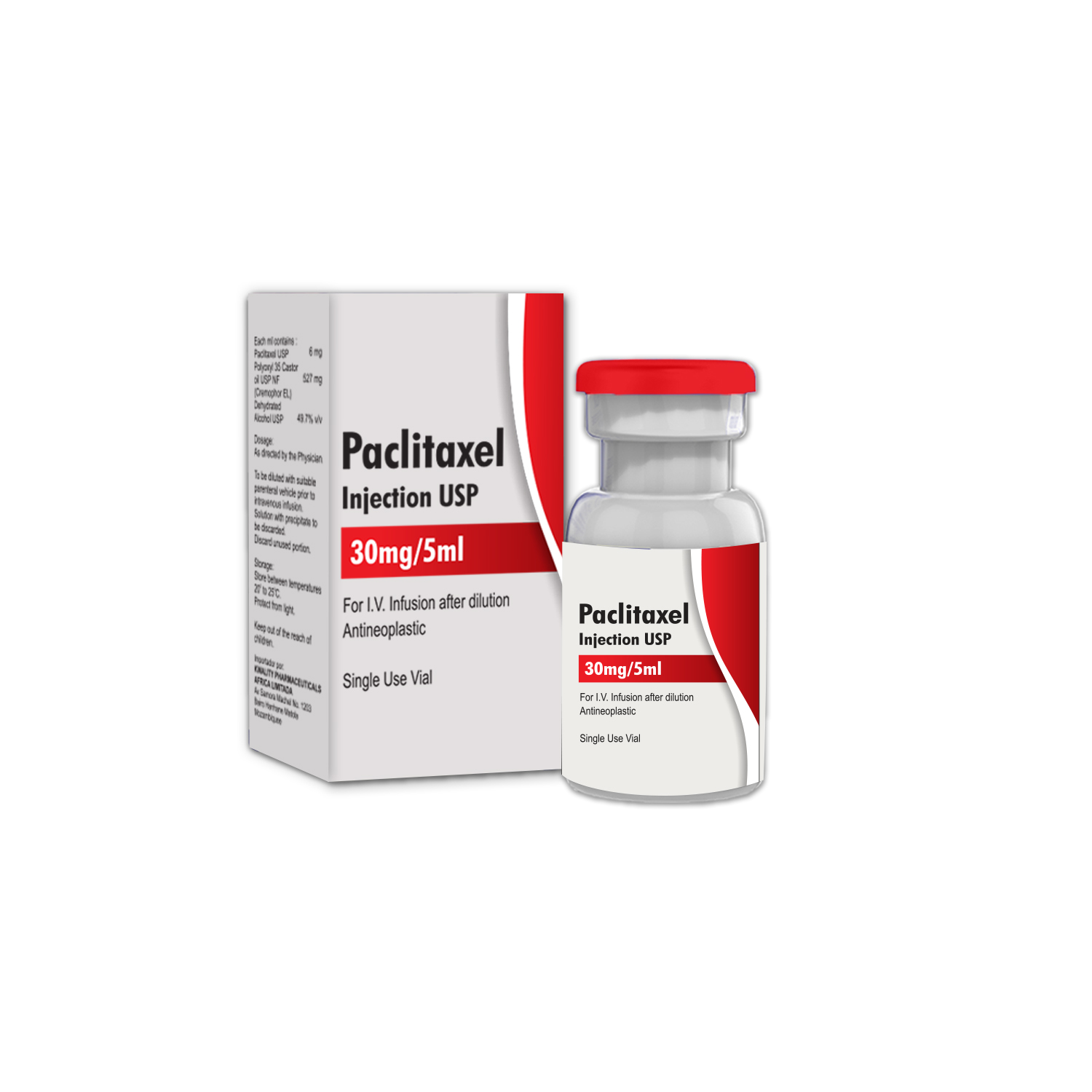 Paclitaxel injection 30 mg/5ml.