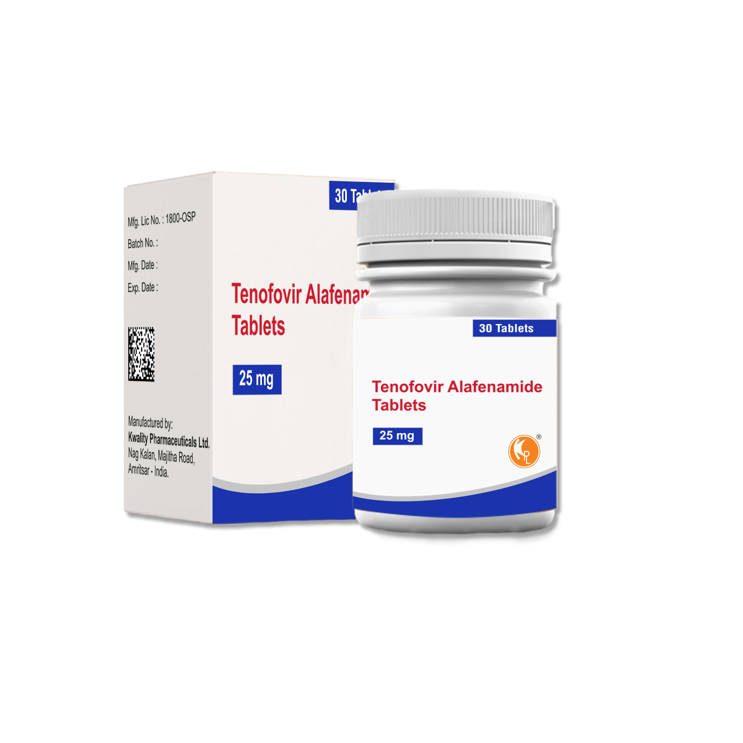 Tenofovir Alafenamide Tablets 25mg